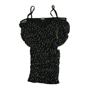 Nova Kids Girls Black | White Polka Dots Apparel Sets size: 4T